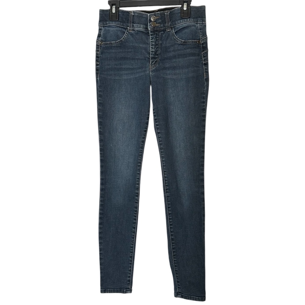 Candie's Comfort Waist Skinny Jeans Dark Wash Mid-Rise Size 3/26W